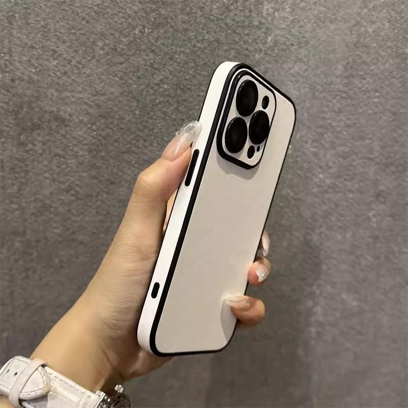 Applicable to iPhone11promax solid color sticky leather mobile phone case Apple 11 all-inclusive with its own lens film, simple and creative