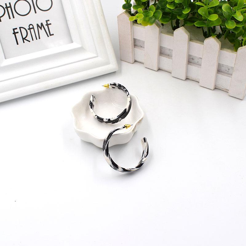 Japanese-Korean Style Minimalist Resin Acetate Stud & Drop Earrings for Women