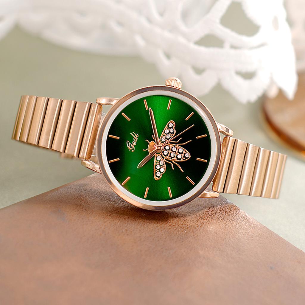 Watch Female Simple Wind Bee Fashion Light Luxury Commuter Exquisite Versatile Quartz Watch