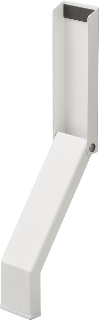 Yamazaki Tower Folding Door X D7 X H28cm In Easy Entry Product 3722 Stopper, Tape-Attached, White, Approx. W4.5 (When Use), Double-Sided Tape,