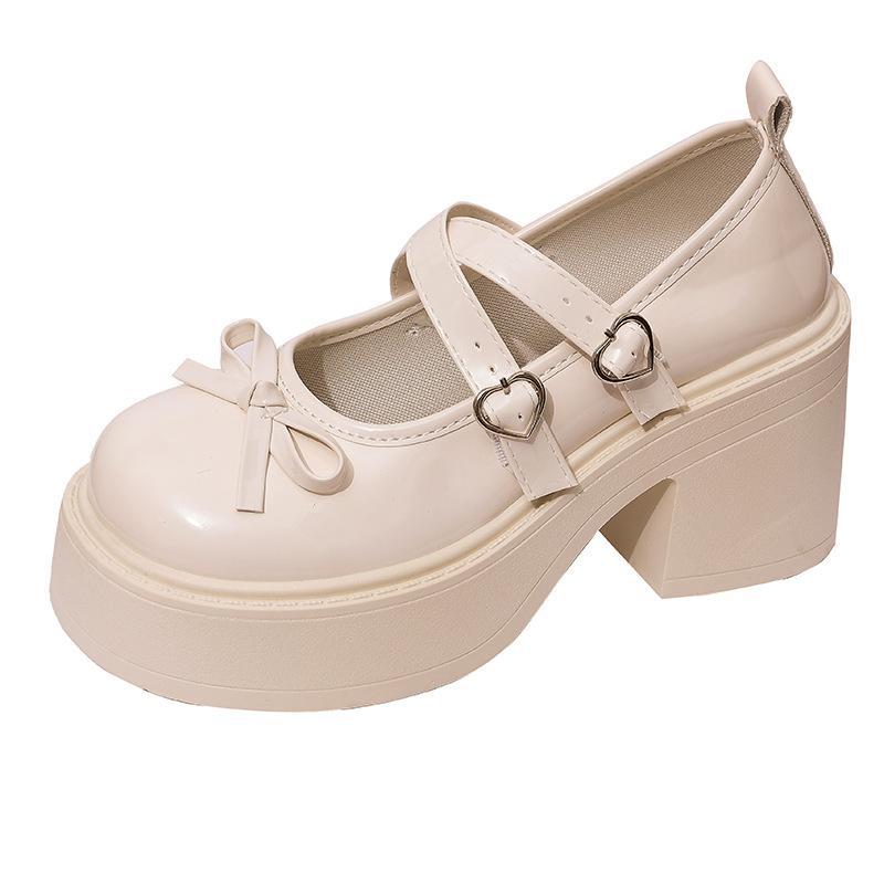 Platform soled JK uniform Ji Loafer shoes women's 2025 small leather shoes Japanese college style single shoes retro British style loli shoes
