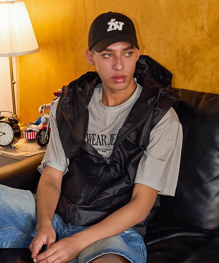 Nasibeunmoeo Basic Line Ball Cap Black