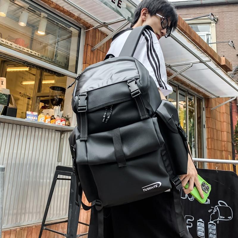 Men's Outdoor Large Capacity Waterproof Lightweight Backpack Female Travel Computer Backpack Male Student Schoolbag