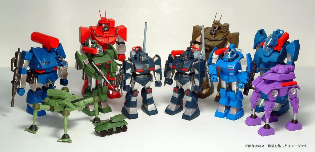 Doyusha Complete Reprint Edition Fang of the Sun Dougram 40th Anniversary Box Plastic Model Collector's
