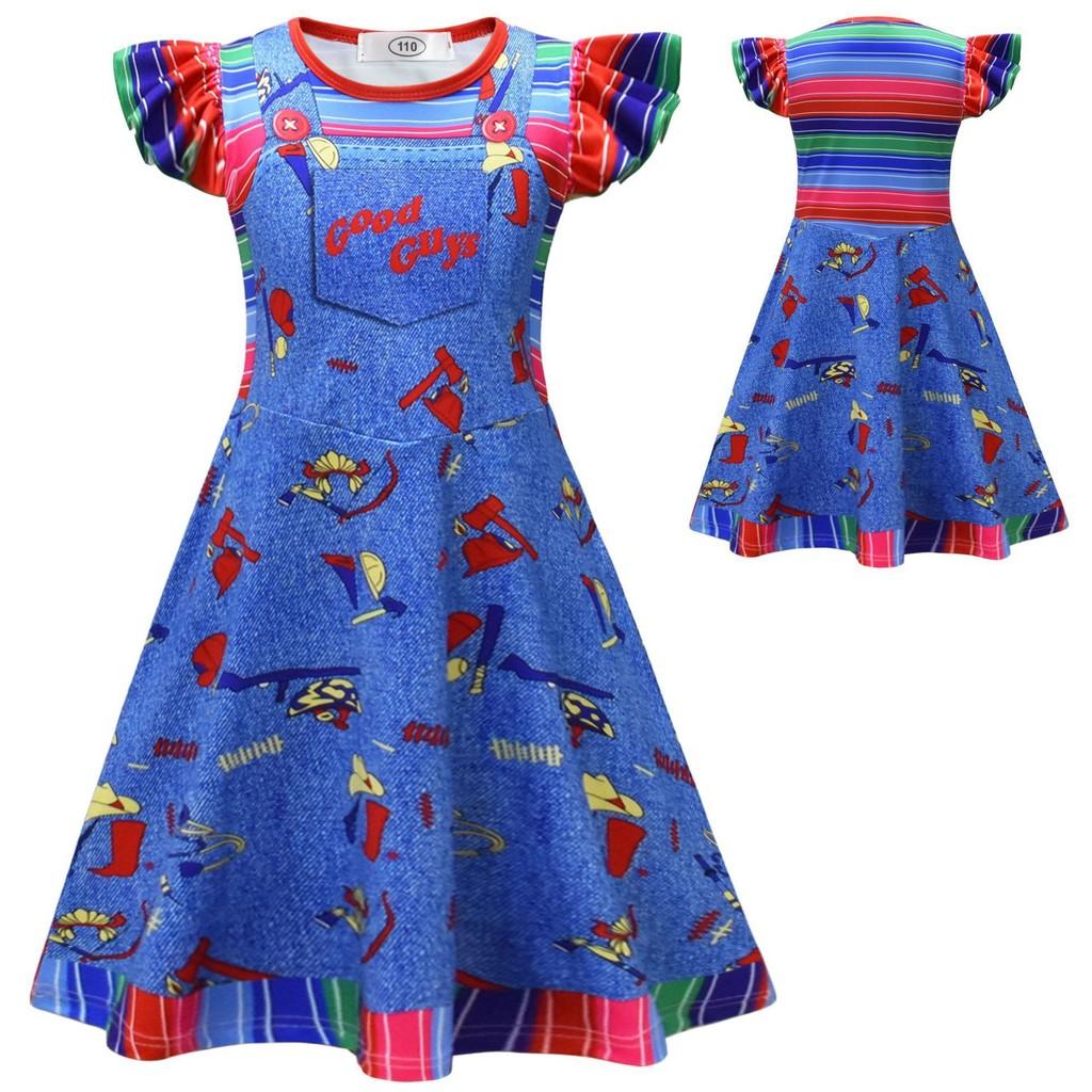 Cosplay Play Childs Costume Dress Pajama Set Halloween Party Home Wear Fashion