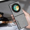 Phone Case for Nubia Flip, Huawei Nubia Flip Protective Cover, Upgraded Skin-Like Matte Lens Full Protection Silicone Case - Smoke Gray