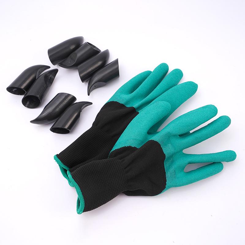 Wear-Resistant Non-Slip Latex-Dipped Gardening Gloves for Planting, Digging, and Weeding