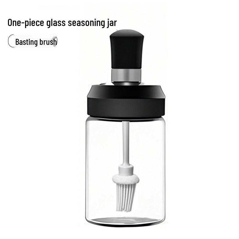 Luxury Glass Salt and Spice Dispenser Set for Kitchen
