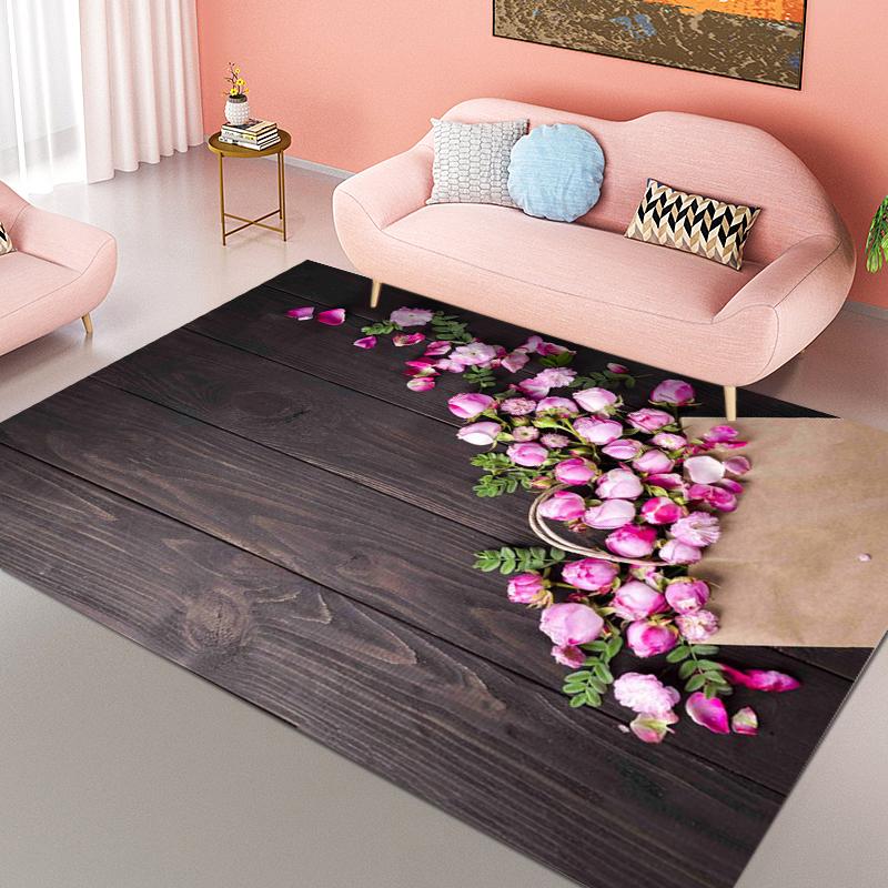 Carpet Living Room Rug Bedroom Rug Children's Area Rug Household Soft Sofa Floor Tape Living Room Rug Fluffy Rug