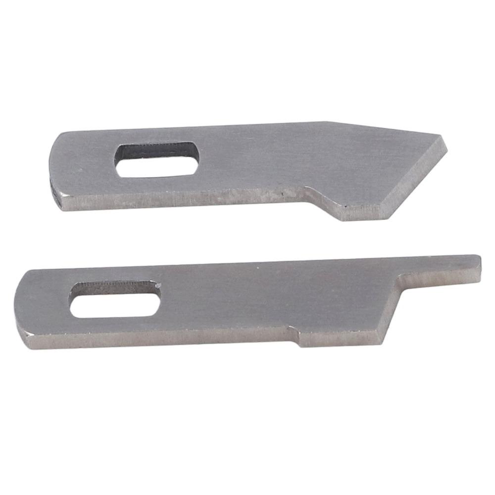 

2pcs Carbon Steel Sewing Machine Blade Set Accurate Cutting Efficient Sewing Machine Blade Replacement Durable