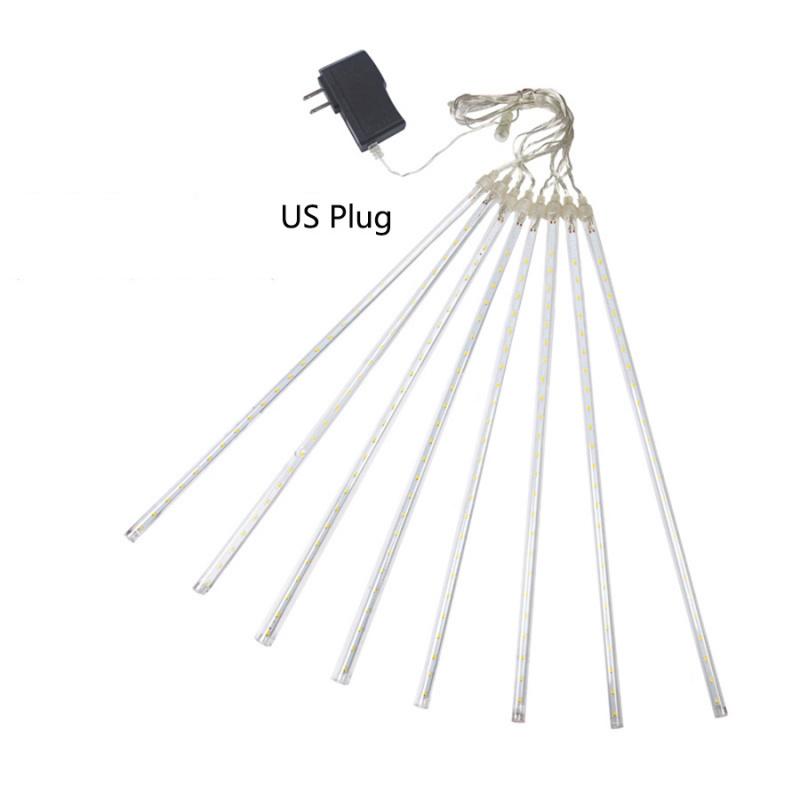 Led Lights Meteor Shower Rain Tree Outdoor String Light Garden Party