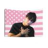 San Seonho Smile America Banner Members Pop Flag Ateez 2025 Tour Wall Tapestry Ideas Atiny Birthday Gift Concert Merch