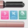 Mini Cordless Hair Straightener Brush Portable Women Bangs Hair Straightening Comb USB Rechargeable Fast Heating Electric Hair Brush