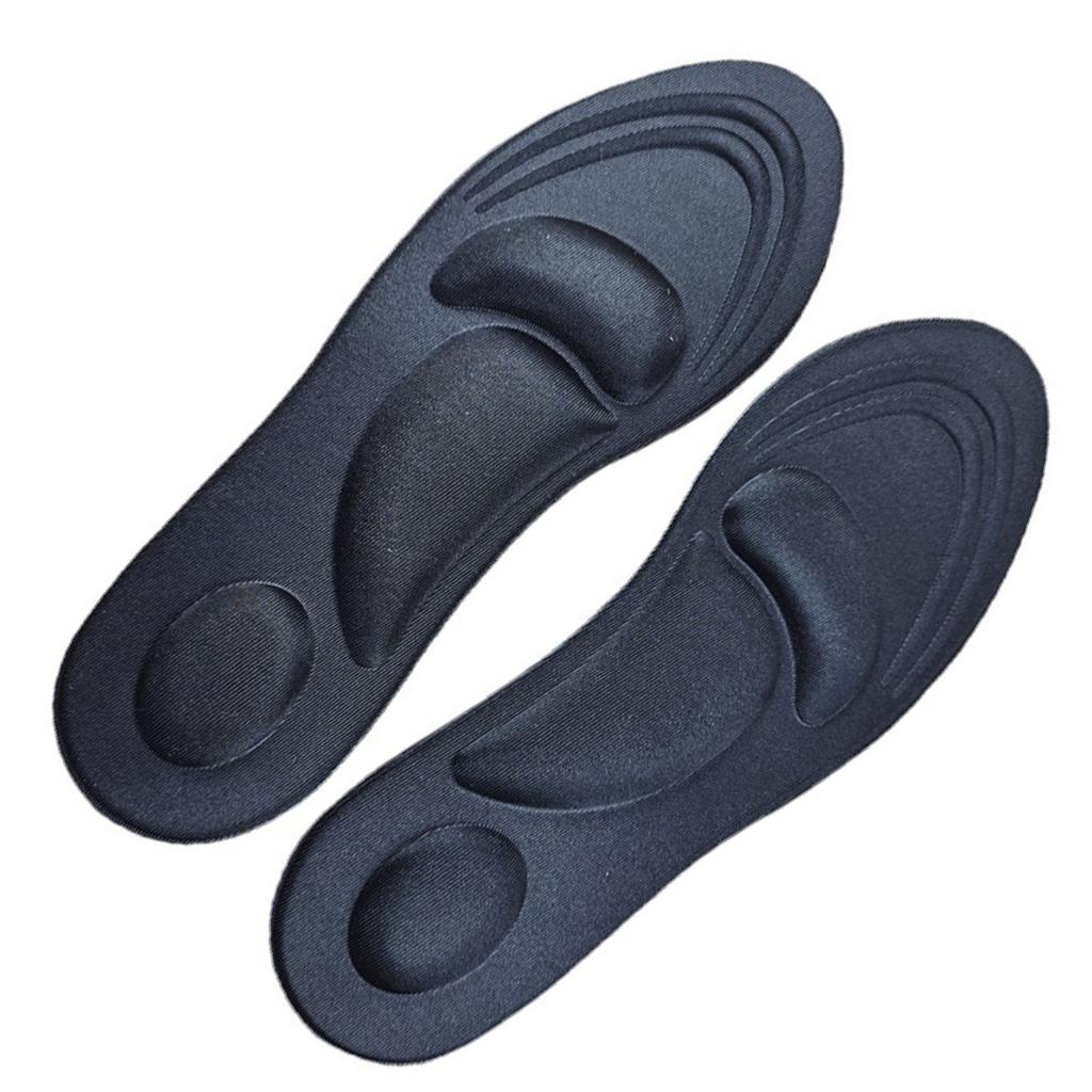 1 Pair Women and Men Insoles Soft Foam Breathable Sweat Absorbing Shock Absorbing Deodorization Arch Support Insole
