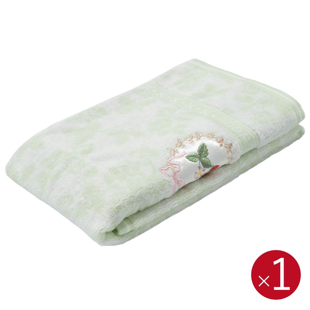 Nishikawa Towel Gift Face Towel 3 Pieces Cotton Wedgwood Wild Strawberry Brand Towel Elegant Delicate Thin Type Easy To Use Everyday Made In Japan
