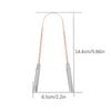 1Pcs Copper Tongue Scraper Oral Tongue Cleaner Brush Tongue Toothbrush Oral Hygiene High Quality Tounge Scraper