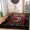 Ac Milan Customize Your Name Area Rug Suitable for Outdoor Hallway Dining Room Bedrooms Antislip Carpet Anime Office Decor Birthday/Christmas Gift