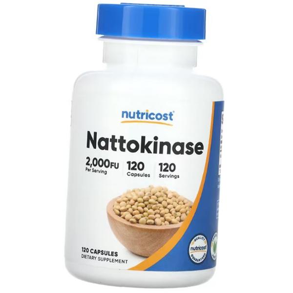 

Наттокіназа в капсулах, Nattokinase 2000, Nutricost (72647045) 120caps