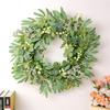 Simulation Leaf Wreath for Front Door Farmhouses Garden Wedding Decorations