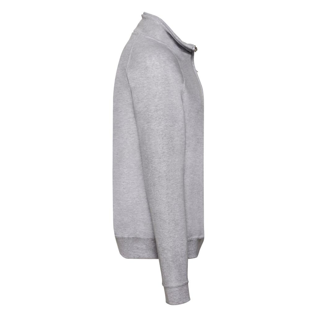 Fruit of the Loom Herr Klassisk Sweatshirt med Dragkedja i Halsen