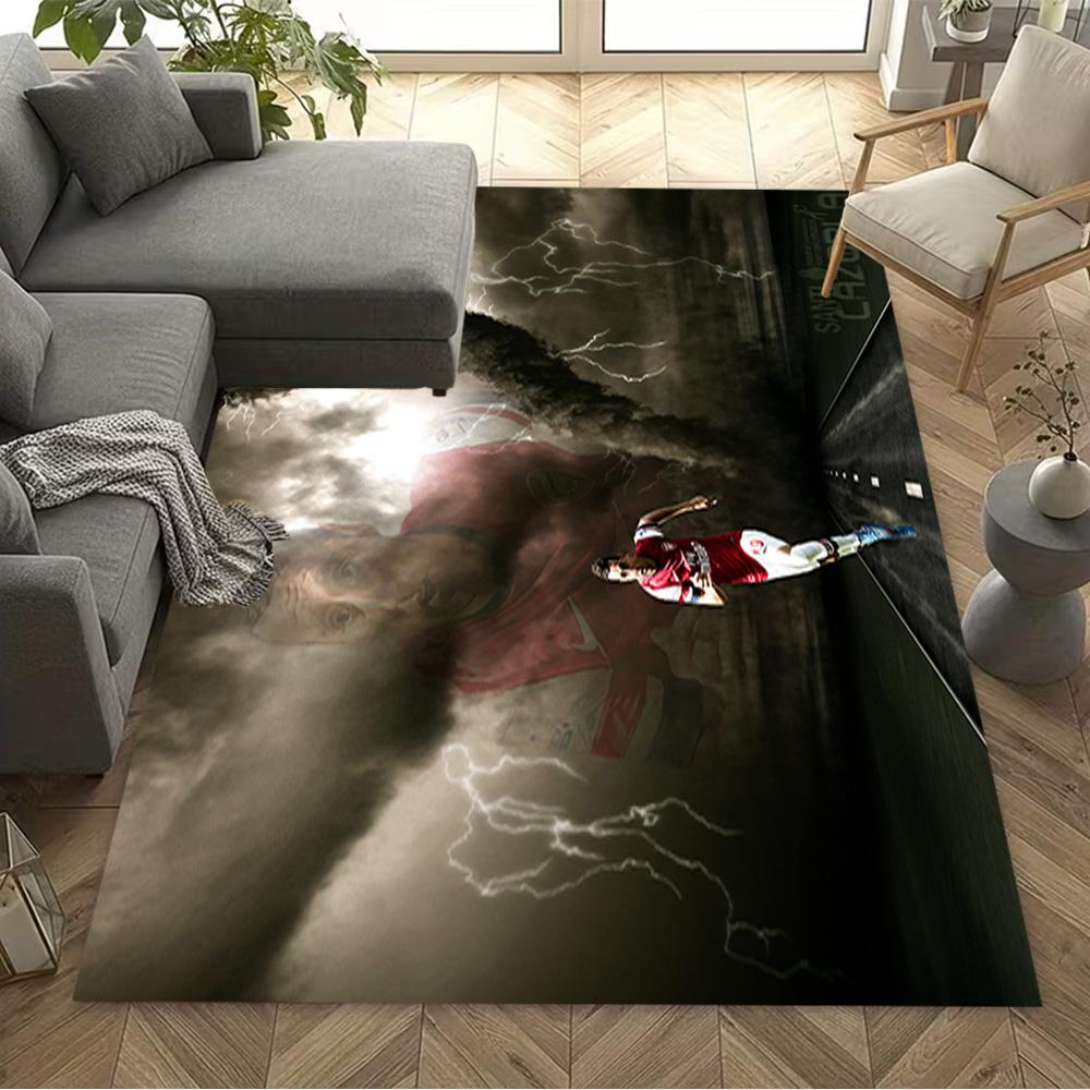 Santi Cazorla Arsenal Legend Floor Rug Office Rug Suitable for Game Room Balcony Playrooms Living Rooms Antislip Carpet Anime Office Decor
