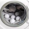 TPR Anti Winding Laundry Ball Circular Pure White Magic Cleaning Drum Washing Machine For Dirt Removal And  Knotting