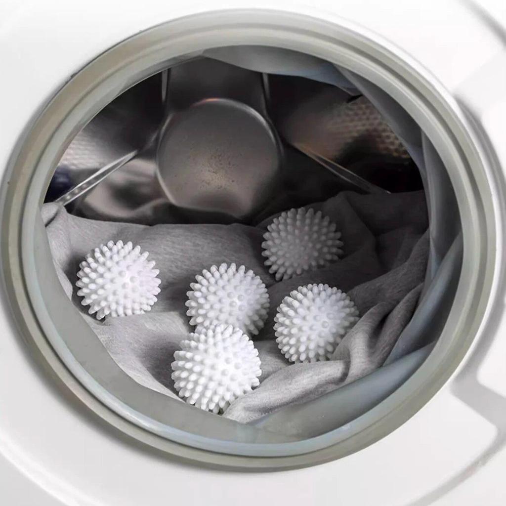 TPR Anti Winding Laundry Ball Circular Pure White Magic Cleaning Drum Washing Machine For Dirt Removal And  Knotting