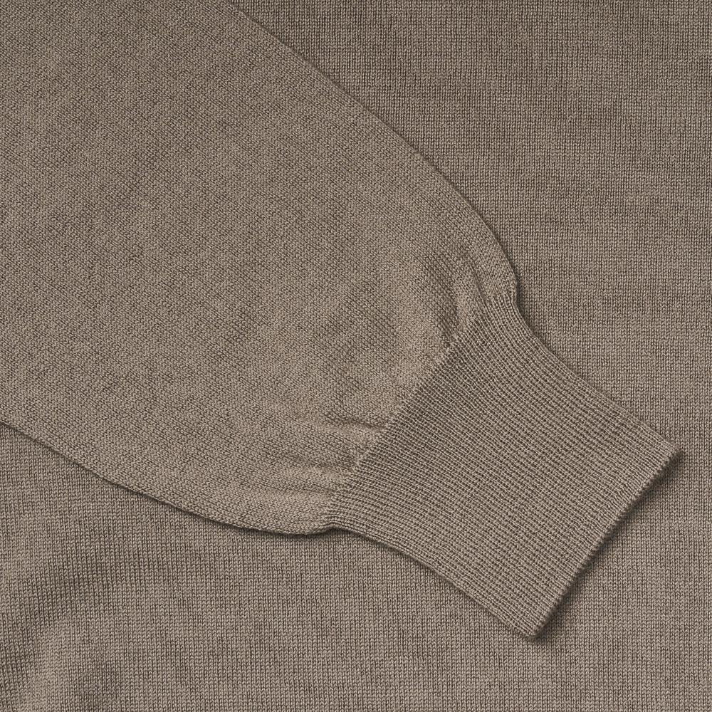 VERNO Cashtouch Crew-Neck Knit Khaki_Regular-Fit