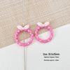 Macaron Colored Bow Hair Tie & Beaded Phone Chain Accessories - Cute & Stylish DIY