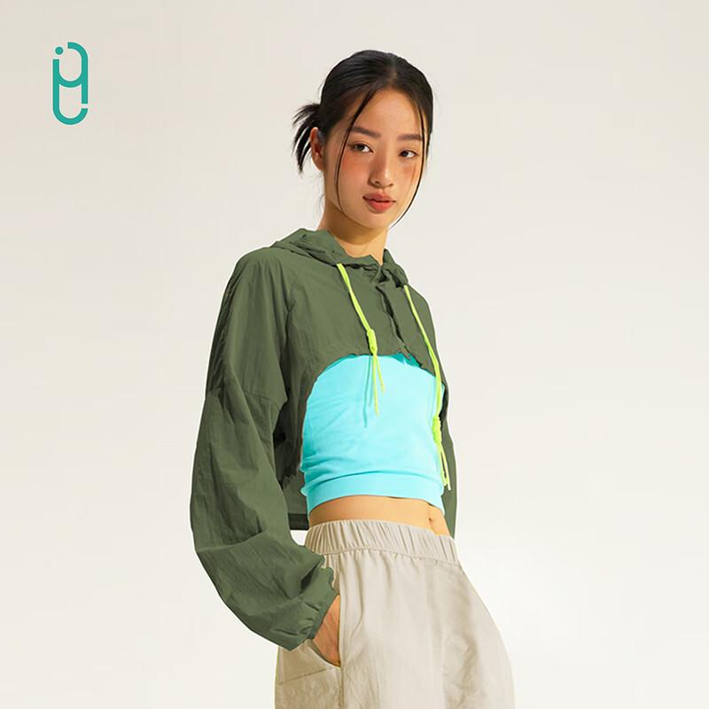 

Women s Hooded Quick-Dry Sun Protection Sports Top One Size