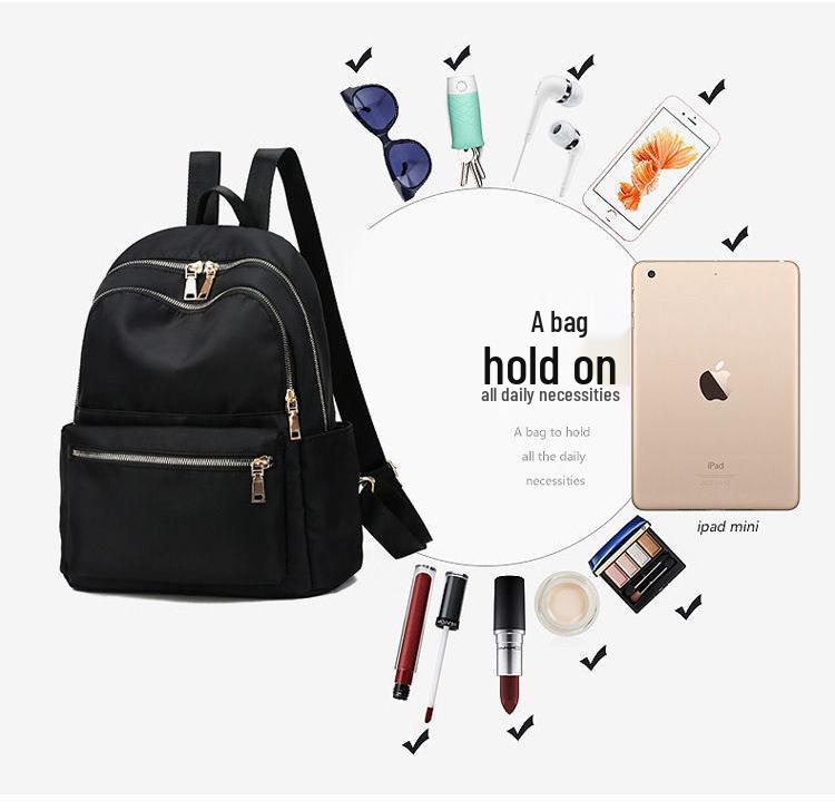 Trendiger Vielseitiger Rucksack im Koreanischen Stil für Damen: Großes Fassungsvermögen, Wasserdicht, Reise- & Wickeltasche