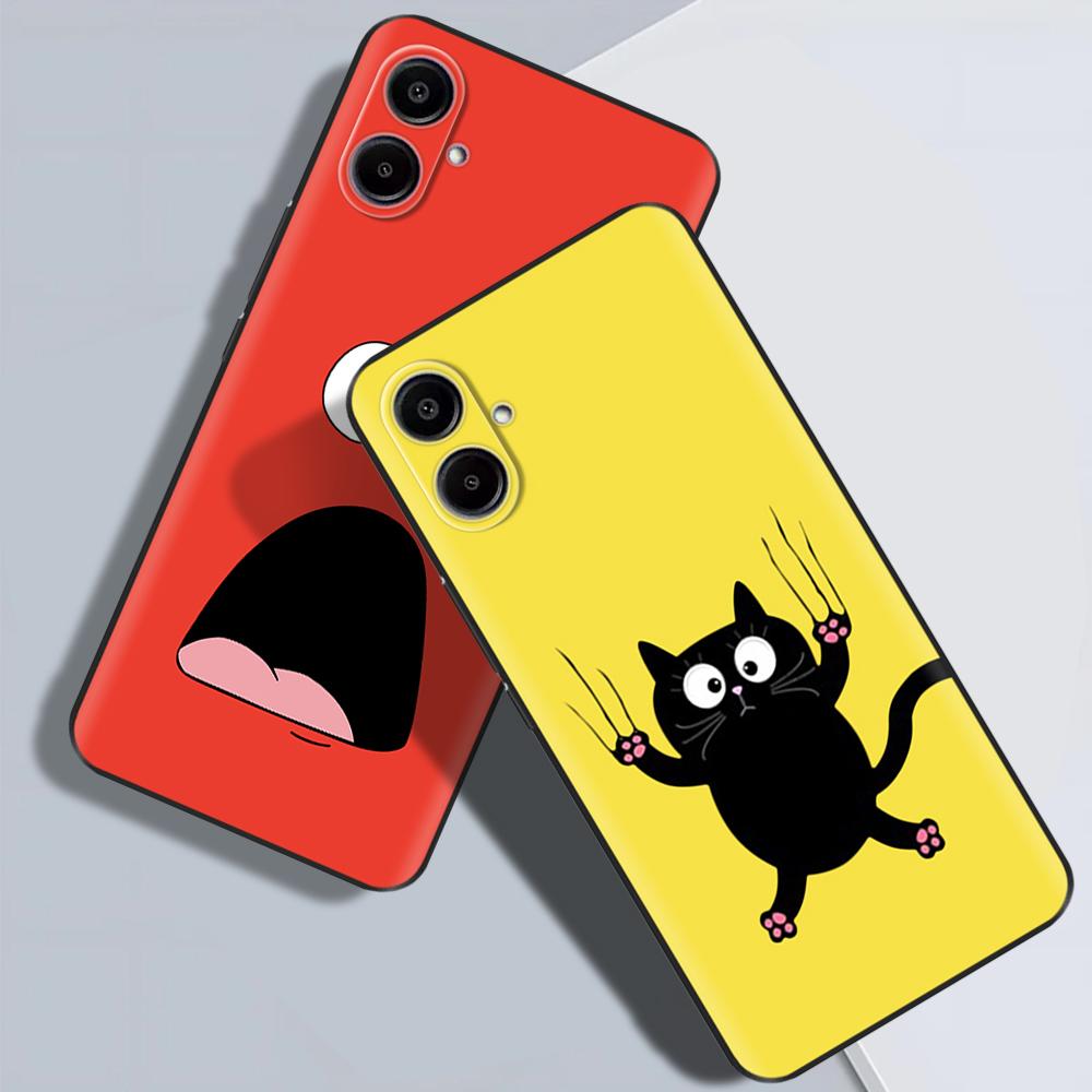 For Samsung A07 4G Case Beautiful Flower Protective Anti-fall Silicone Phone Back Cover For Samsung Galaxy A07 Cases A 07 Fundas