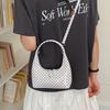 Handbag, Small Tote Bag, Simple Print Crescent Bag, Fashionable Crossbody Bag