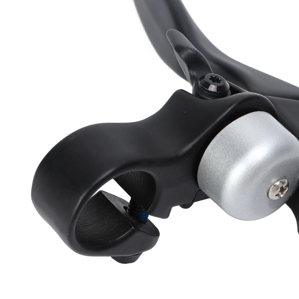Aluminum Alloy Electric Scooter Handbrake Non Slip Waterproof E-Scooter Brake Lever With Bell Hall Effect Handbrake