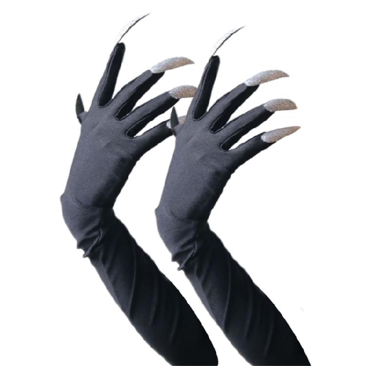 Lange Nägel Handschuhe Elastische Pfoten Armhandschuhe Für Punk Outfit Kostümpartys Abendveranstaltung Anzieh Zubehör Armschmuck
