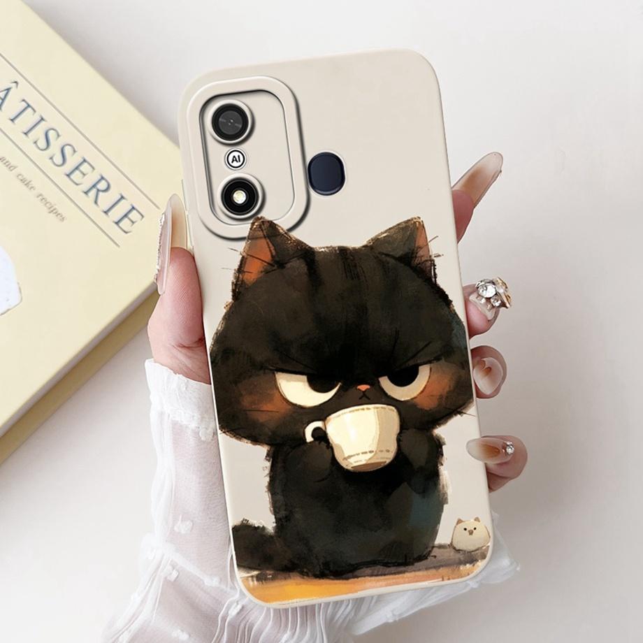 Cover For Itel A27 A48 A25 A35 Case Artistic Style Shockproof Funda For Itel A60 A60s A70 Soft Liquid Silicone Bumper