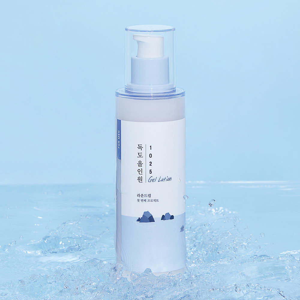 ROUND LAB For Men 1025 Dokdo All In One Gel Lotion 200ml Hydrating & Soothing Moisturizer