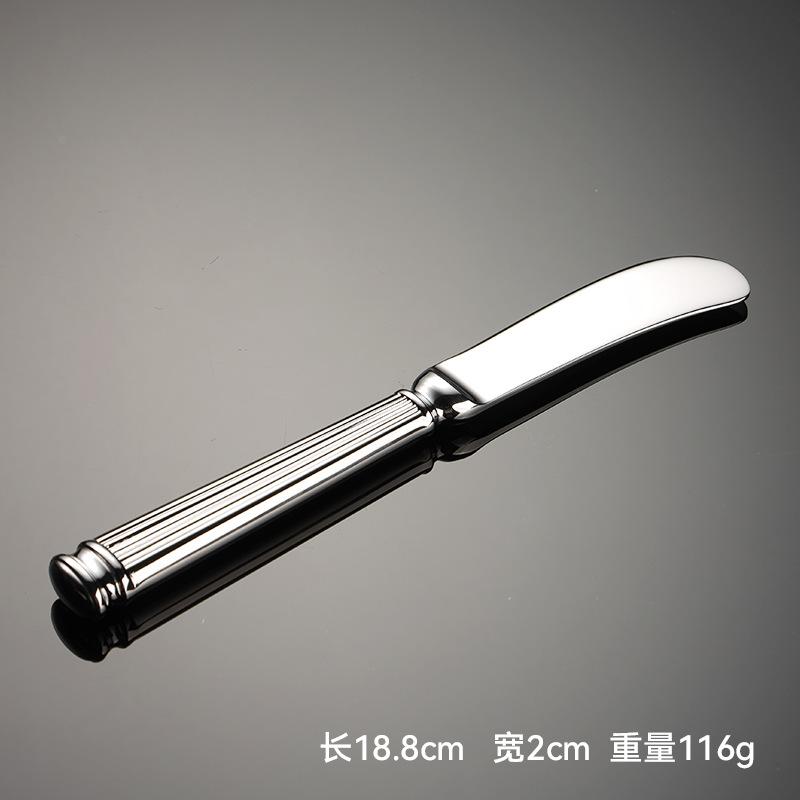 304 Forged Roman Column Hotel Stainless Steel Western Tableware Steak Knife Fork Spoon Cake Shovel Common Spoon Cream