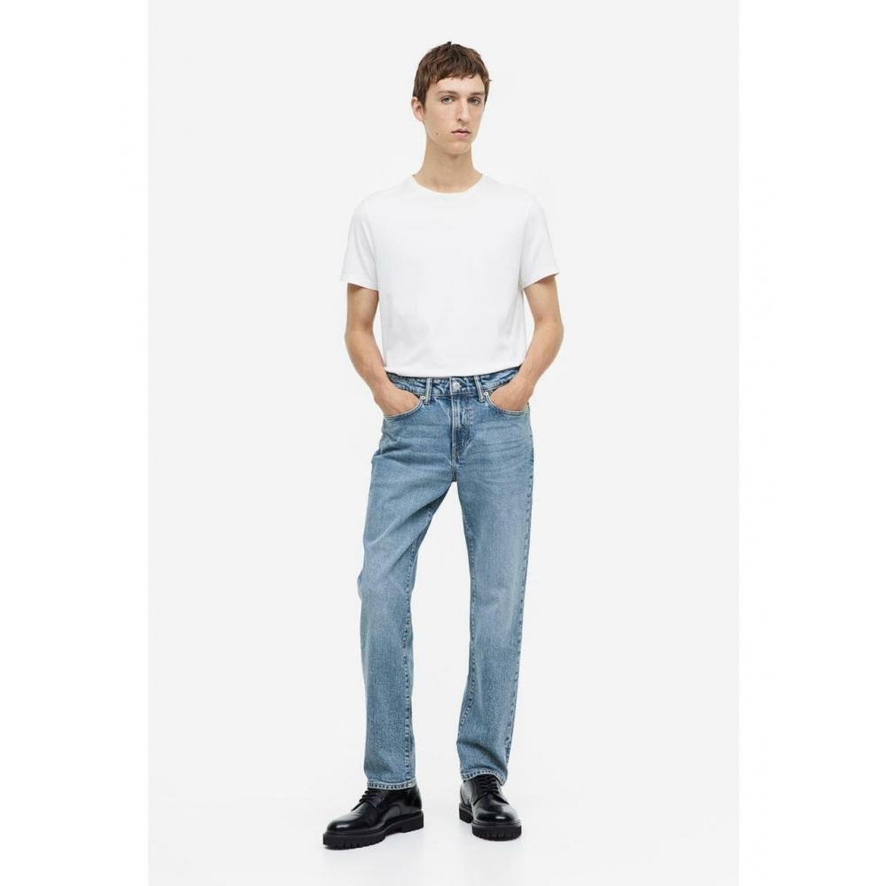 

Джинсы H&M Straight Regular, синие 0811993036