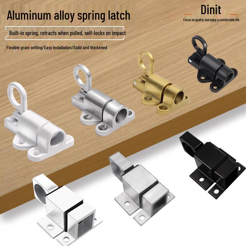 Automatisk fjäderbelastad bultlås för dörr och fönster i aluminiumlegering