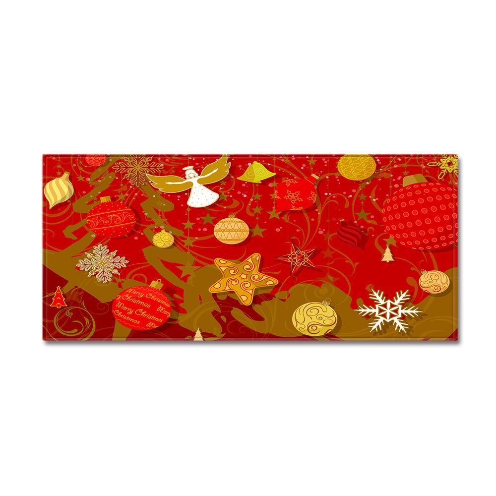 Christmas Kitchen Sand Carpet Doormat Long Floor Mat