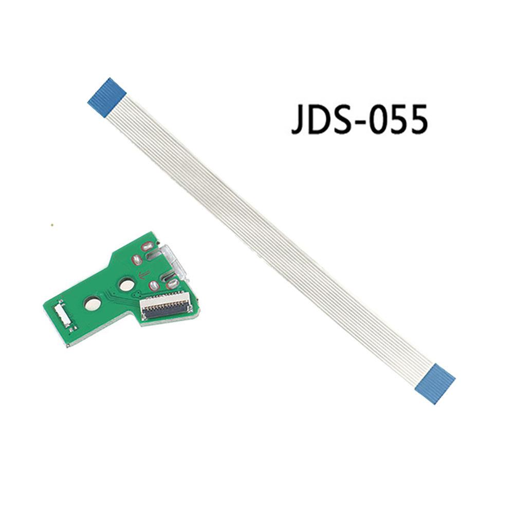 2 Sets USB Charging Port Board + Flex Ribbon Cable JDS-055 For PS4