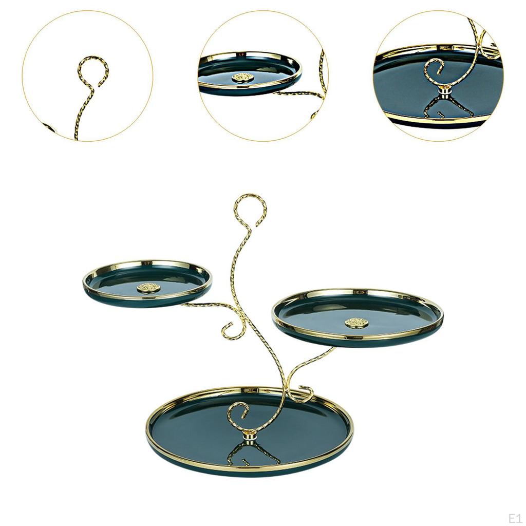 3 Layer Cupcakes Display Stand Desserts Creative Desktop Decoration Tiered Serving Tray Fruit