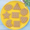 8 PCS Biscuit Cutters Eco-Friendly Printing Baking Tool Cookie Cutters Cookie Moulds Plastic Material 8 Different Shapes