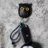 1pcs Hooks Owl Magnetic Key Organization Auto Blinking Cute Hooks No Punch Storage Hooks Kitchen Home Wall Decoration Storage