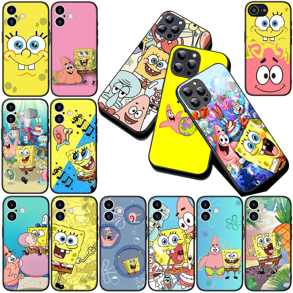Cover for Huawei P30 P20 Mate 20 Pro Lite Y7 Y6P Y7A 2019 Nova 5T 3I Casing Phone Case S-SquarePants-Lovely S-SpongeBobs-Anime