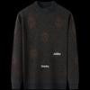 Hengyuanxiang Men's Thickened Wool Blend Sweater