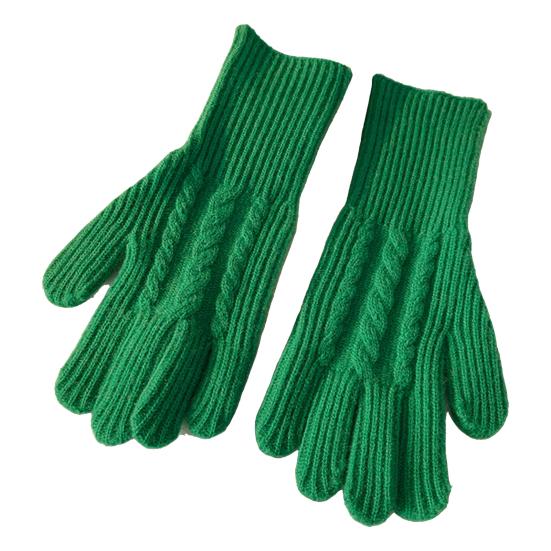 Wool Blend Knitted Gloves Unisex Winter Touchscreen Gloves Windproof Warm Driving Texting Daily Finger Gloves for