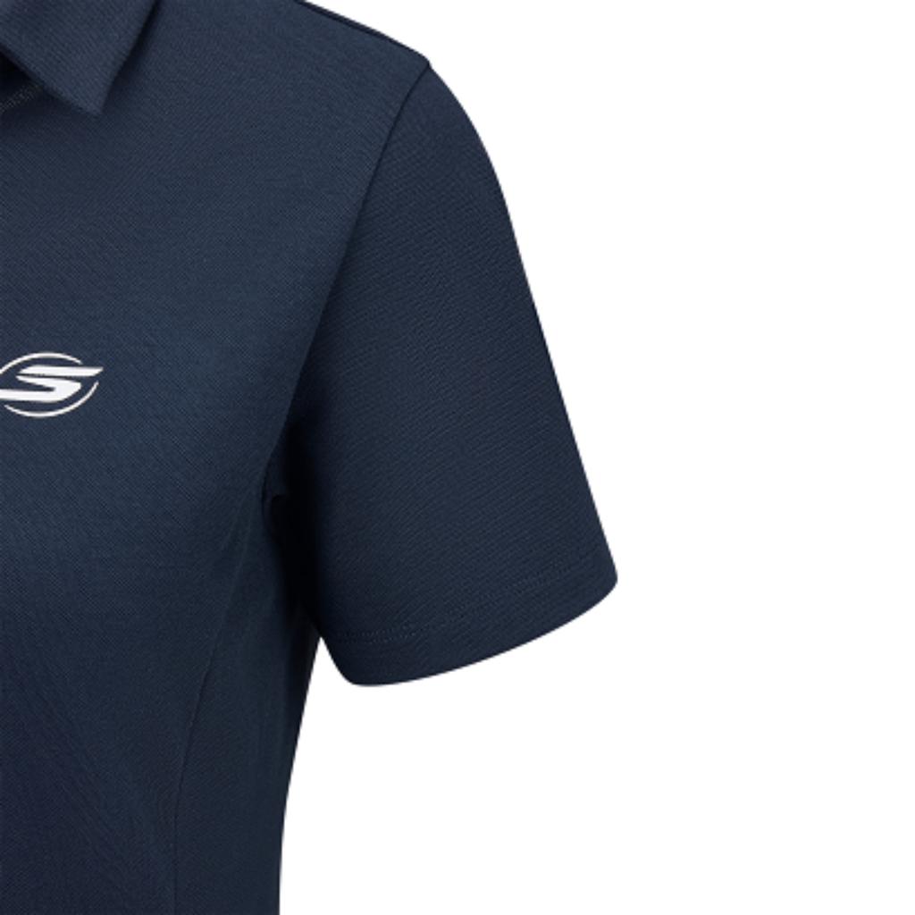 Skechers Solid Color Breathable Polo Shirt Women Tops P326W127-002Z