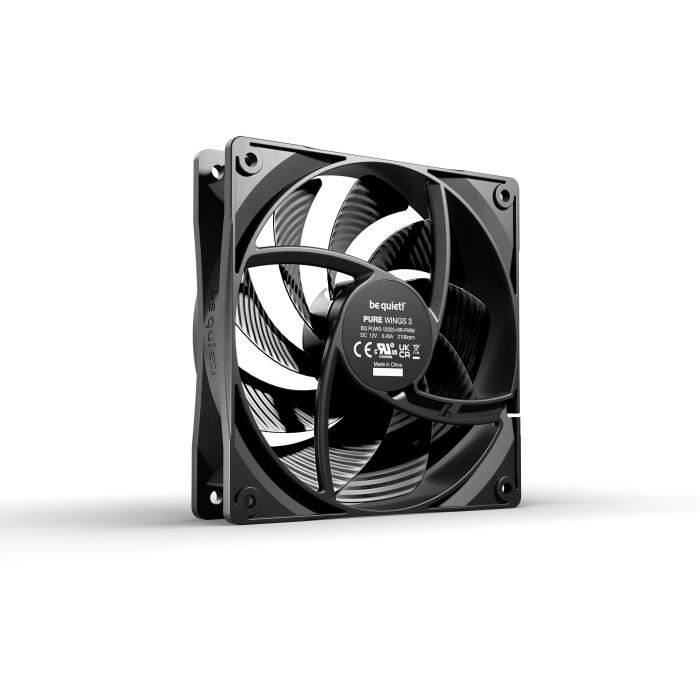 Ventilateur Boîtier - BE QUIET! - Pure Wings 3 - 120 mm - PWM high-speed - 2100 tr/min